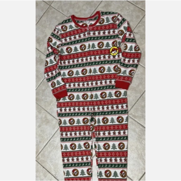Buc ees Christmas Onsie - Picture 4 of 6